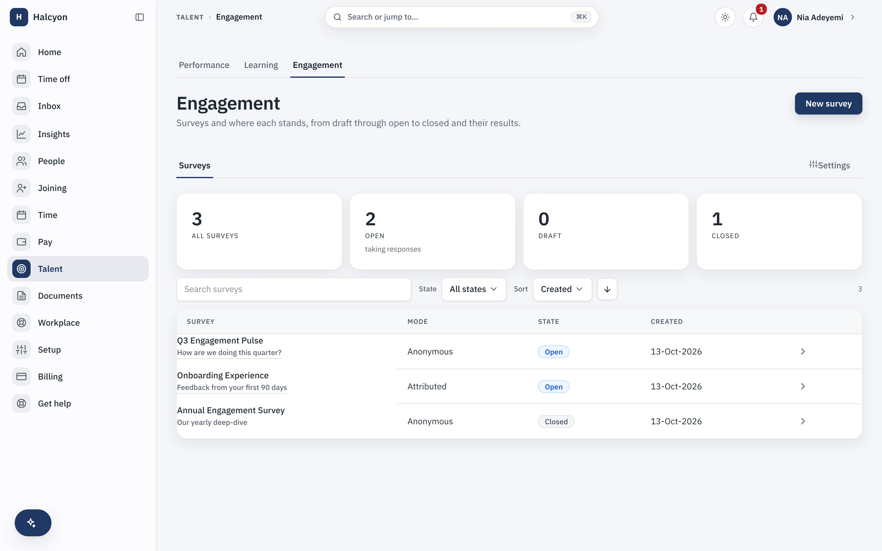 Engagement surveys and where each stands, anonymous or attributed, open or closed